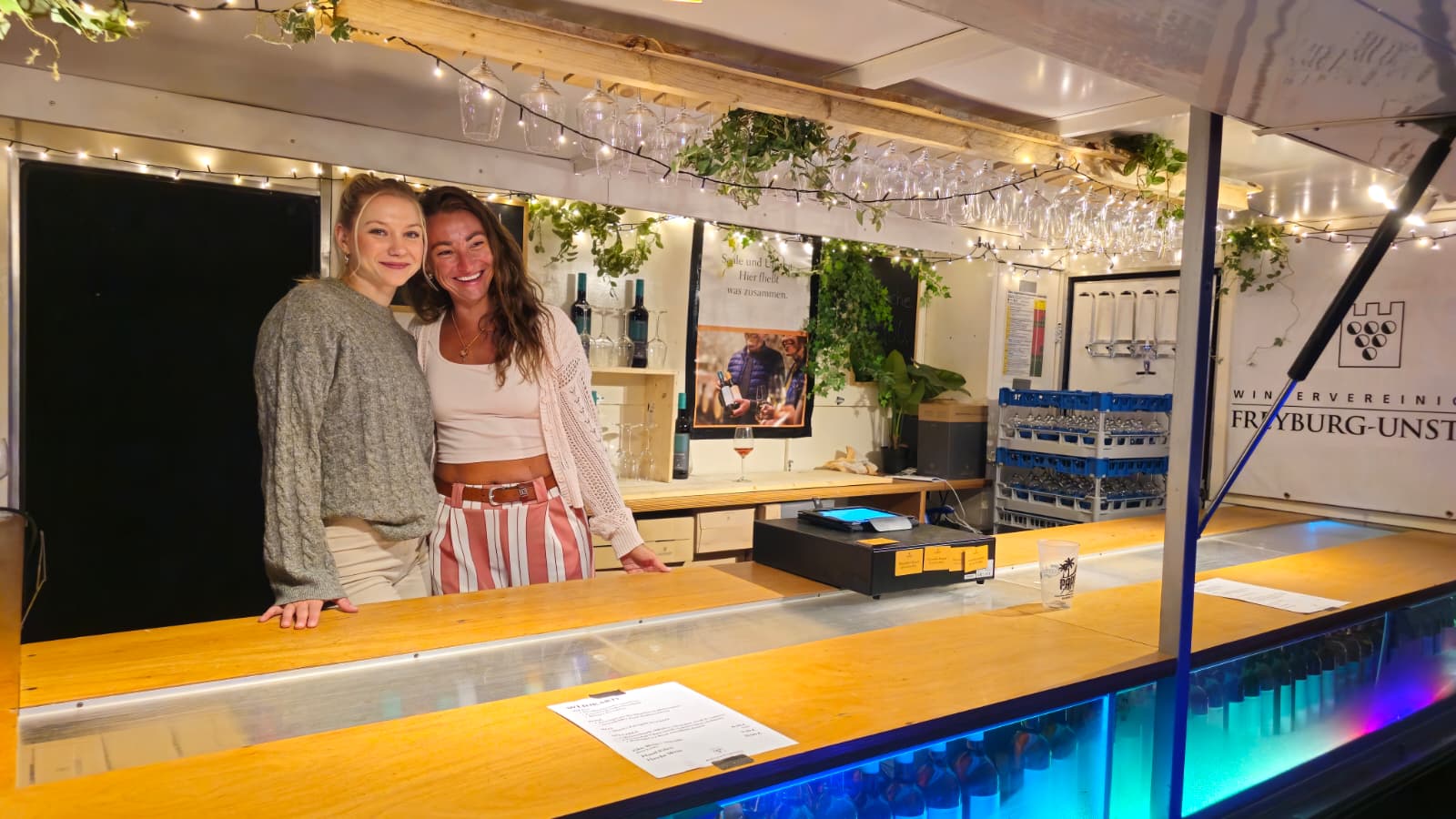 La Rouge mobile Weinbar – Innenaufnahme bei einem fynest.events Catering in Halle (Saale)
